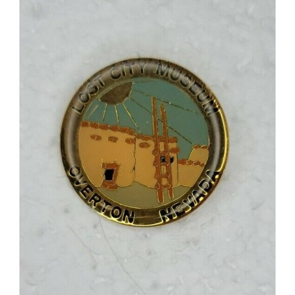 Lost City Museum Overton Nevada Lapel Jacket‎ Vest Hat Pin - Picture 2 of 4